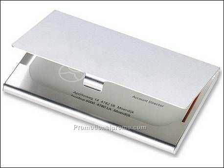 Aluminium visitekaarthouder