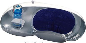 BEACH PILLOW WITH CAN HOLDER