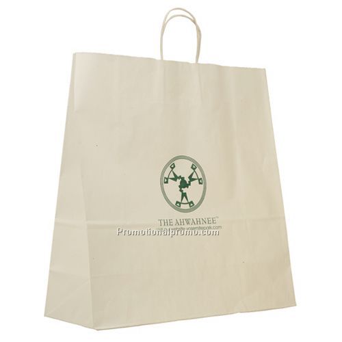 Bag - White Kraft Shopping, 16