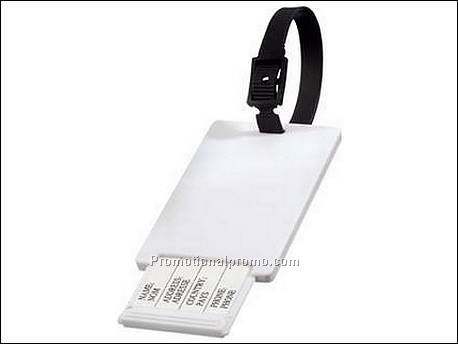 Bagagelabel. Kunststof.