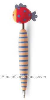 Ball pen with funny fish