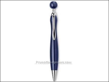 Balpen met chromen details