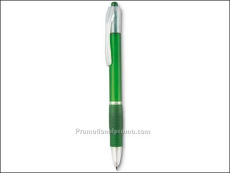 Balpen met rubberen grip