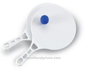 Beach ball game with soft ball