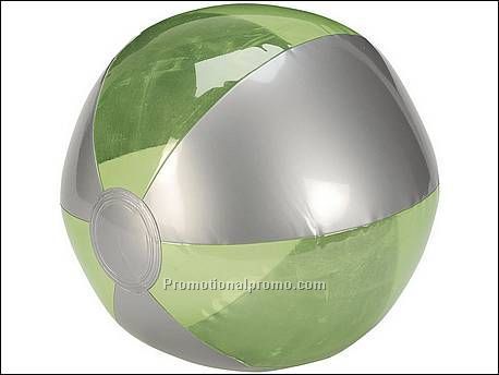 Beachball zilver/groen