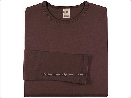 Bella T-shirt Crew Neck L/S, Chocolate