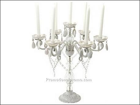 Candle holder Gypsy white, 7 arms