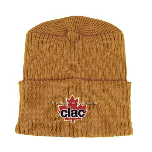 Cap Beanie - Cable Knit Flat Top