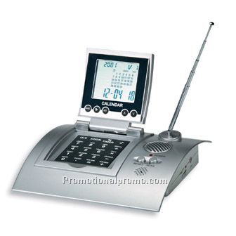 Desk radio w calculator