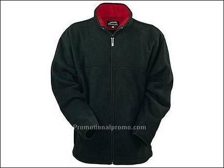 Fleece jacket. Contrasterend gekleurd...