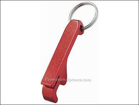 Fles- en blikopener. Aluminium.