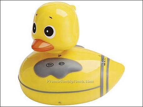 Floating duck am/fm radio. Luister na...