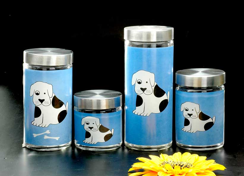 storage jar with decal
  
   
     
    