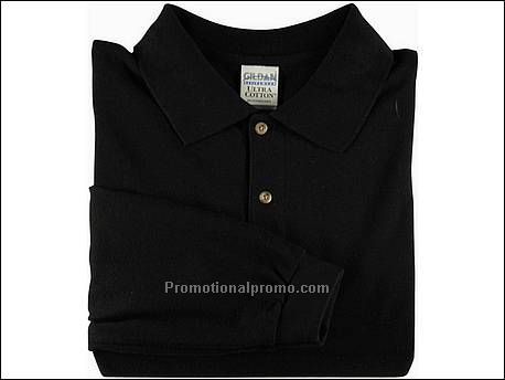 Gildan Polo Sh Pique L/S, 36 Black
