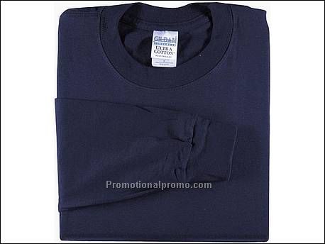 Gildan T-shirt Cotton L/S, 32 Navy