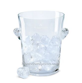 Glass champagne cooler