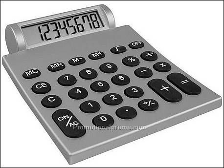 Grote calculator met 8 digits