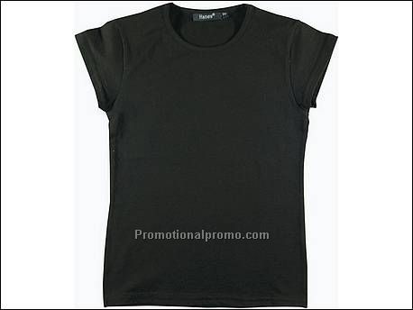 Hanes T-shirt Crew Neck BeauTy, Black