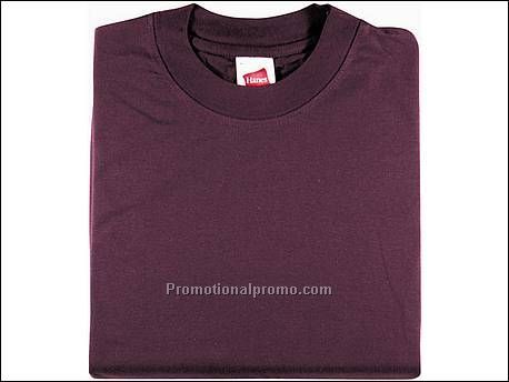 Hanes T-shirt Top-T S/S, Aubergine