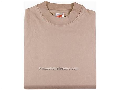 Hanes T-shirt Top-T S/S, Sand