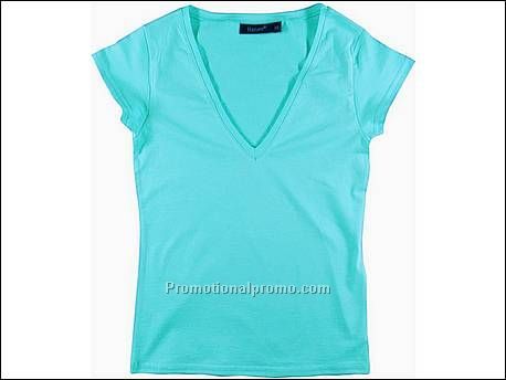 Hanes T-shirt V-neck BeauTy, Turquoise