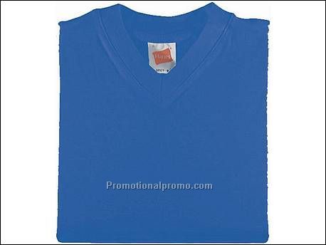 Hanes T-shirt V-neck Spicy, Royal Blue