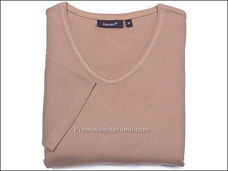 Hanes T-shirt Vee-T Elegance, Sand