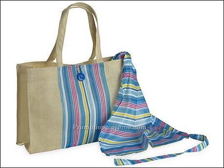Jute draagtas en pareo