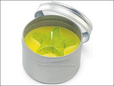 Kaars i.v.v. ster in metalen...