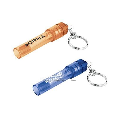 Key Ring - Translucent Whistle with LED Light