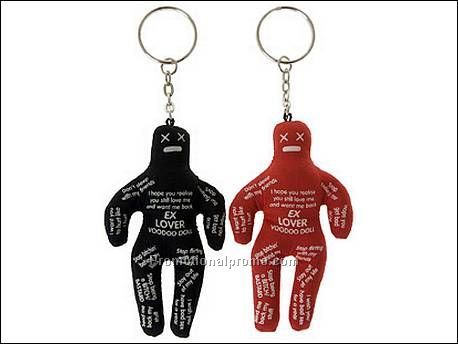 Keychain Voodoo Ex Lover BK/RD ass.