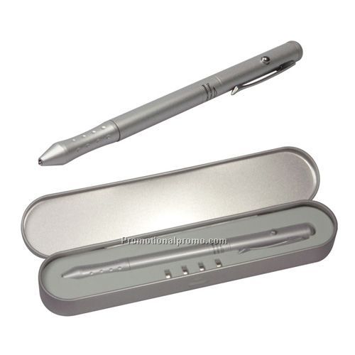 Laser Pointer Pen - Cobra, Brass, 6" x 0.5" x 0.5"