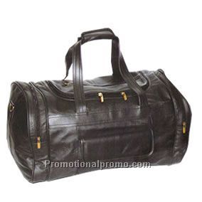 Leather travel bag