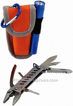 MULTI TOOL IN POUCH WITH TORCH