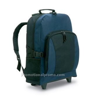 On wheels. Backpack trolley