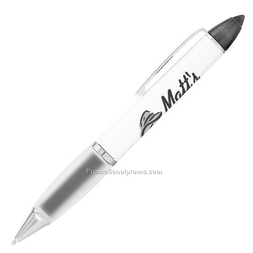 Pen - Bic Solis Plunger Action Retractable Ballpoint Pen with Stylus