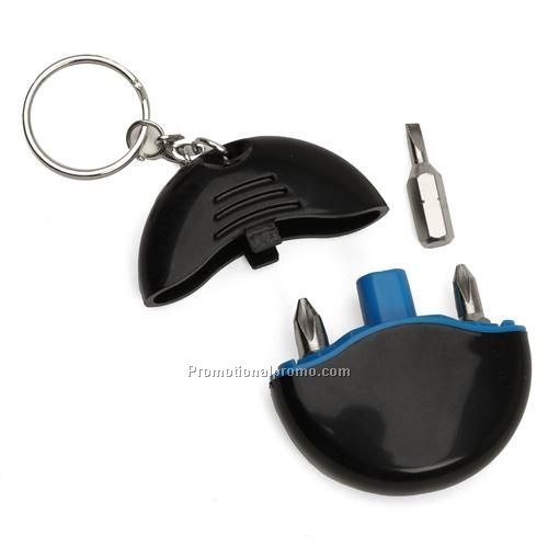 Screwdriver - Keyholder 4 Bits