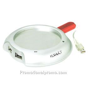 THERMODECK USB HUB AND COFFEE WARMER