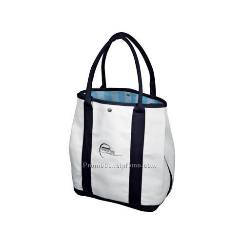 Tote - Wide Stripe Cotton