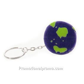 World stress ball key ring