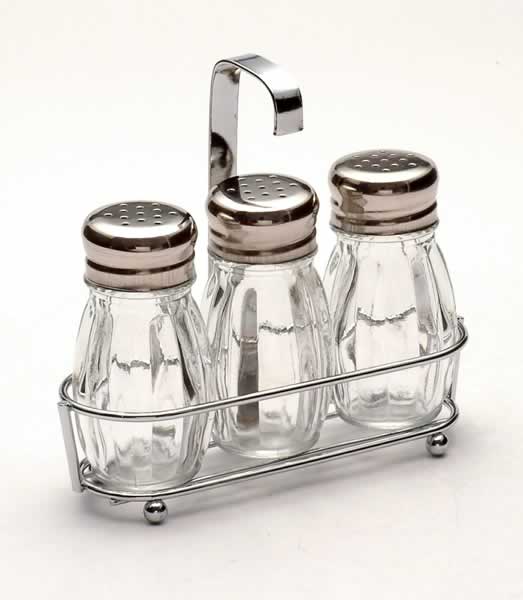 salt and pepper set with metal stand
  
   
     
    