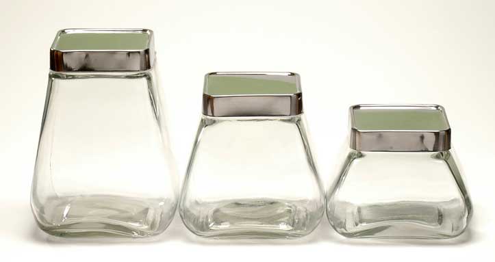 storage jar With metal lid 
  
   
     
    