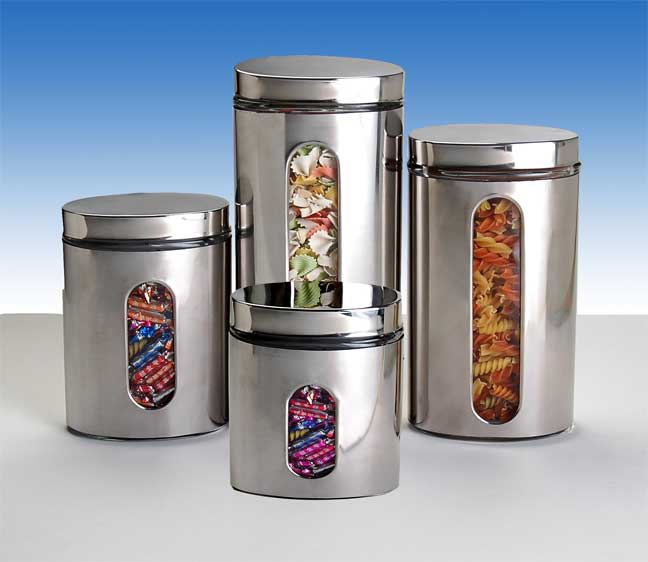 storage jar set with metal lid
  
   
     
    