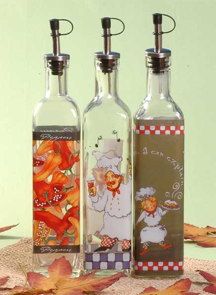 oil and vinegar set with decal
  
   
     
    
