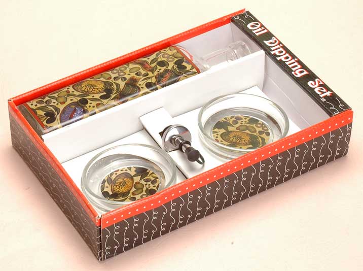 serving pieces with decal in display tray
  
   
     
    