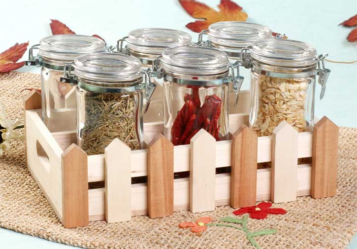 cruet set with wood stand
  
   
     
    