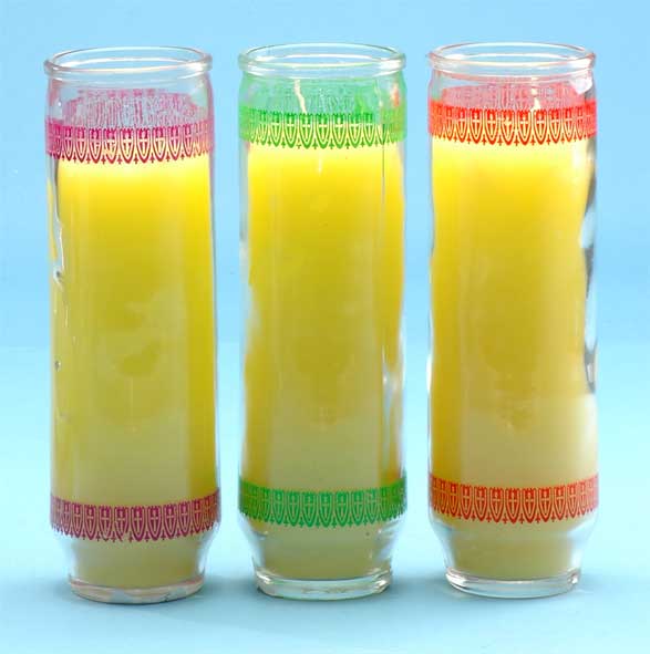 candle in glass jars 
  
   
     
    