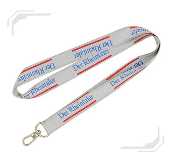 Promotional customized imprinted polyester Reflection Lanyard
