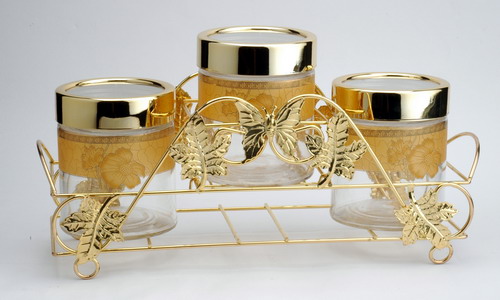 storage jar set with decal
  
   
     
    