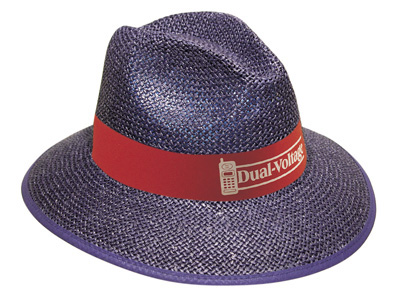 Staw Hat with Lined Brim